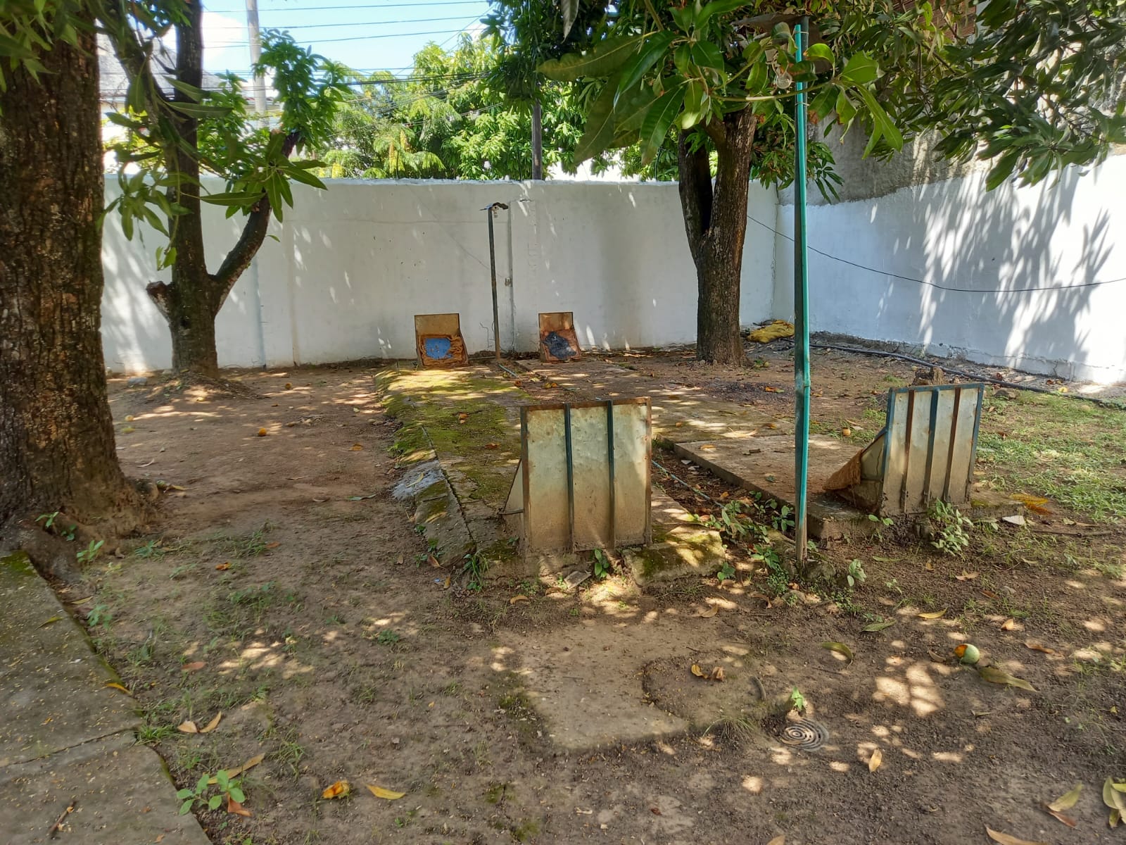 Cancha de tejo al aire libre